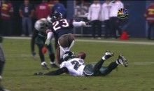 Devin Hester Has A Wardrobe Malfunction (Video)