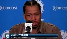 Allen Iverson Cries During Press Conference With 76ers (Video)