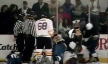 High School Girl Fights In Boys Hockey Game (Video)