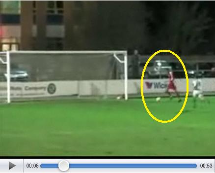 Soccer Player Misses Wide Open Net