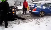 Subaru WRX Pulls Semi-truck Out of Snow with Ease (Video)