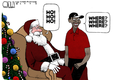 Tiger Woods Saga now a Cartoon at The New York Times