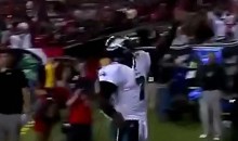 Vick Scores TD Against Former Team, Then Gets Rejected By The Net