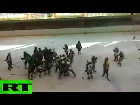 9-Year Olds Partake in Bench Clearing Brawl in Russia