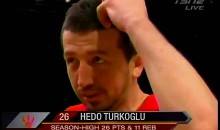 Hedo Turkoglu Thinks it’s Just The Ball (Video)