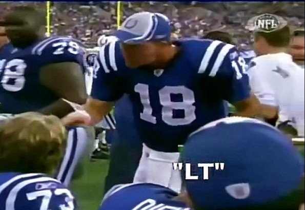 Peyton Manning Snaps at Jeff Saturday
