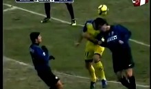 Soccer Player Fractures Skull in Horrific Collision (Video)