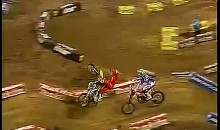 Some Bad Luck Results In Nasty Supercross Crash (Video)