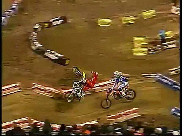 Some Bad Luck Results In Nasty Supercross Crash