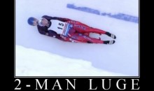 There Is Something Uncomforting About 2-Man Luge (PIC)