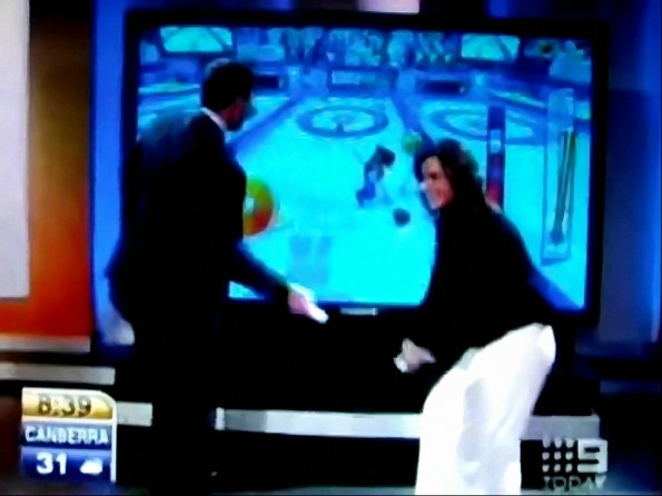 AU Reporters Make Wii Curling Look Like Anything But Curling