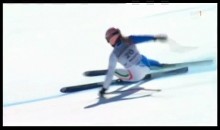 Italian Skier Wipes Out and Screams in Pain (Video)