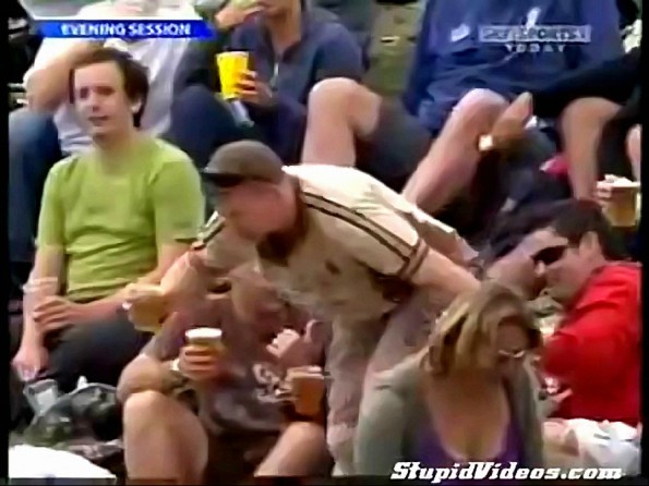This Cricket Fan Had One Too Many