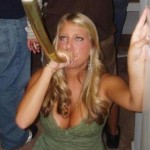 133 Beer Bong Babes Deep Throating