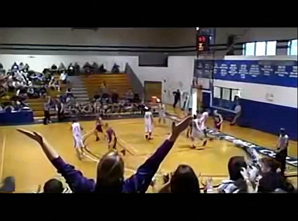 High School Baller Uses Opponent’s Head To Make A Basket