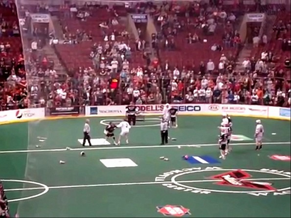 Lacrosse Brawl Philadelphia Wings vs. Boston Blazers