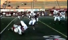 UMass QB Gets Mack Trucked (Video)