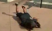 Scooter Rail Slide Turns Into Painful Face Plant (Video)