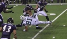 Ray Lewis Shows Dustin Keller The Real Meaning Of “Hard Knocks” (Video)
