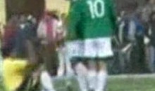 Bolivian President Knees Member Of Opposition Party In The Groin During Friendly Soccer Match (Video)
