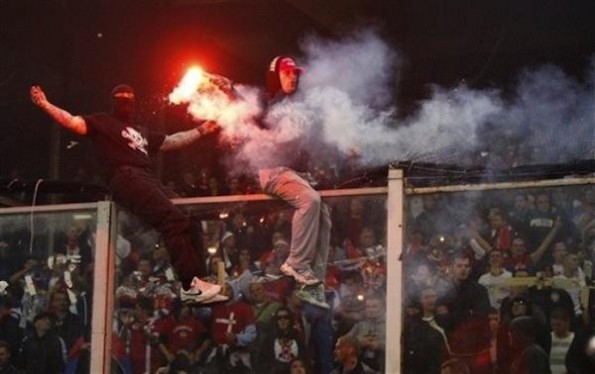 serbia italy hooligans