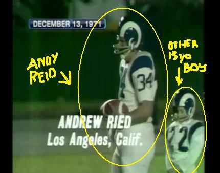 Andy Reid on Andy Reid Was One Giant 13 Year Old Boy  Video    Total Pro Sports