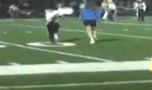High School Girls Streak During Football Game (Video)
