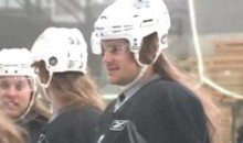 Kings Pay Tribute To Ryan Smyth With Practice Mullets (Video)
