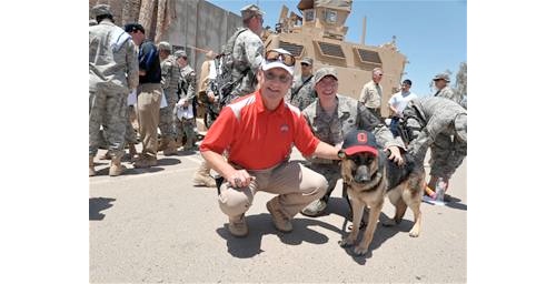 ohio state dog in iraq