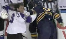 Frozen Fisticuffs Fight Of The Night – Westgarth And Gaustad Exchange Uppercuts – 11/19/10