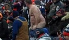 Bears Fan Celebrates Victory By Stripping Down (Video)