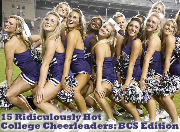 15 Ridiculously Hot College Cheerleader Pictures BCS Edition