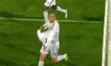 Whitecaps Eric Hassli Given Red Card After Throwing Jersey In Stands and Revealing Second Jesey (Video)