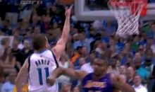 Andrew Bynum Gets Ejected For Dirty Elbow On J.J. Barea, As Lakers Get Ejected From Playoffs (Video)