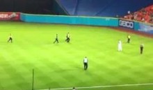 There Was A Streaker At The Marlins Game Last Night (Video)