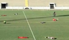 Bees Injured Every Player In This Brazilian Soccer Match (Video)