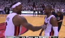 Watch Dwyane Wade And LeBron James Celebrate Too Early Before Blowing Game 2 (Video)