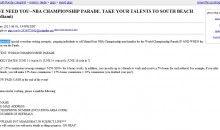 The Miami Heat Are Already Planning Their Victory Parade On Craigslist