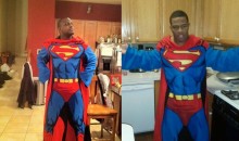 Ray Rice And Cory Redding Are Wearing Superman Snuggies (Pic)