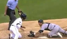 Watch Victor Martinez Dance Around Kurt Suzuki’s Tag At Home Plate (Video)