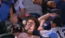 Lady Takes A Foul Ball To The Face (Video)
