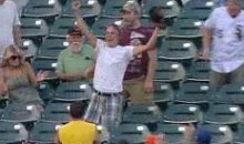 There Is A Kid In The Camden Yards Bleachers Stealing All The Home Run Balls (Video)