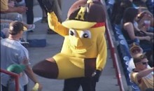 Picture Of The Day: That’s One Happy Mascot!