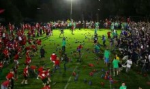 That’s One Giant Game Of Dodgeball! (Video)