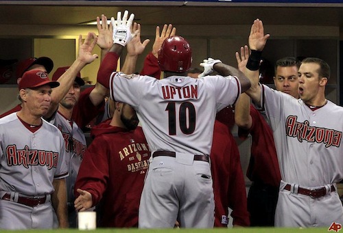 justin upton 2011 arizona diamondbacks