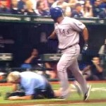 adrian beltre laughs at cameraman
