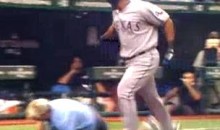 Adrian Beltre Laughs At Falling Cameraman (Video)