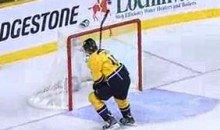 Craig Smith Puts It Up And Over The Empty Net (Video)