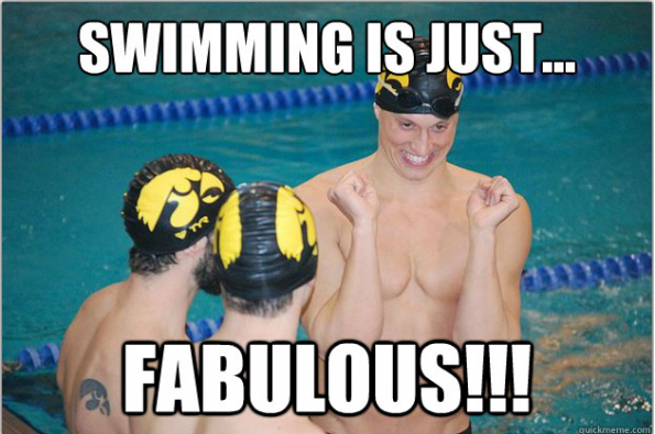 swimming is just fabulous