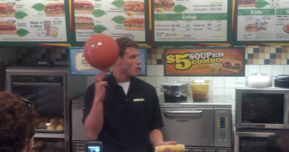 blake griffin subway